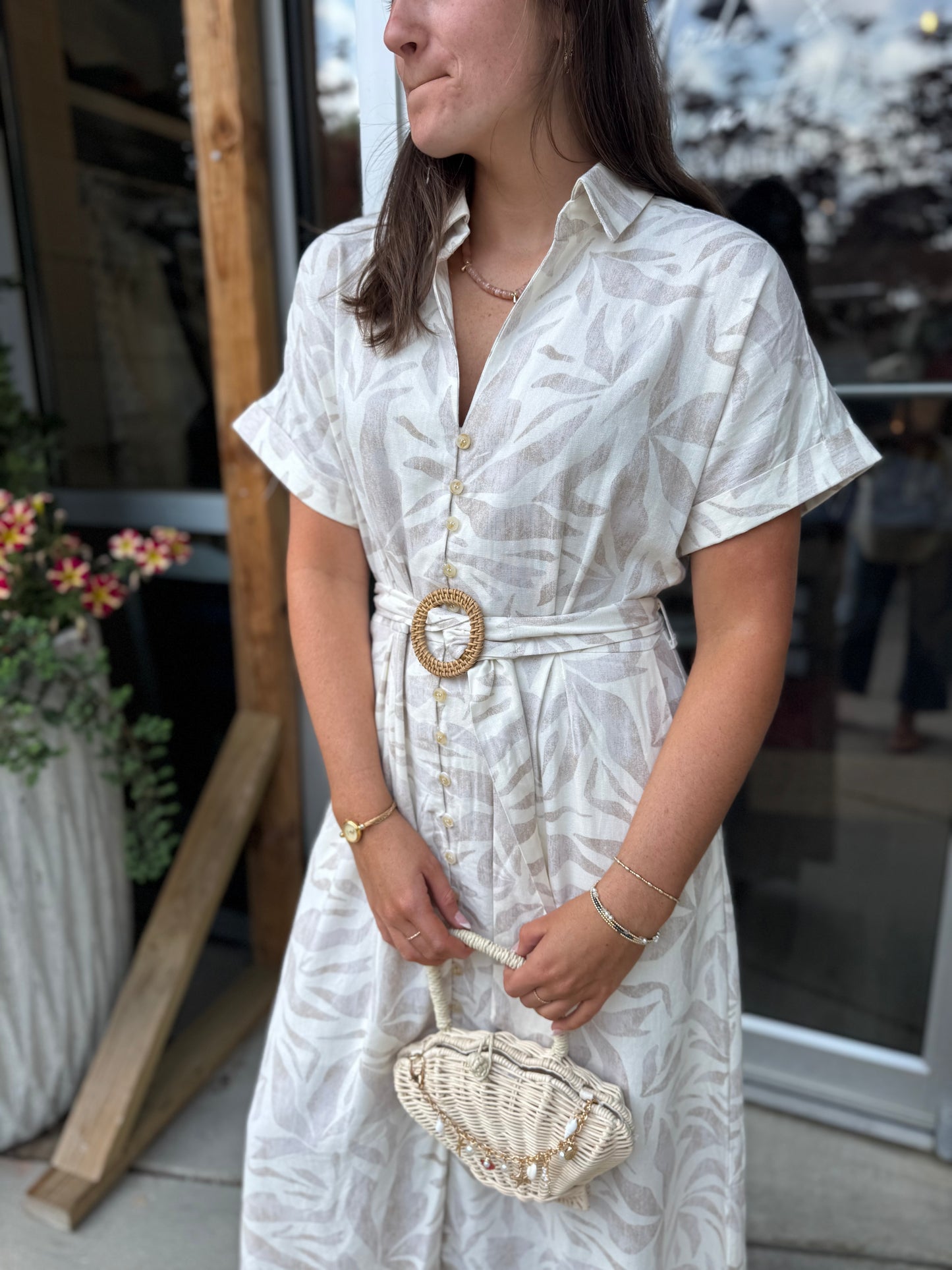 Seashore Belted Dress