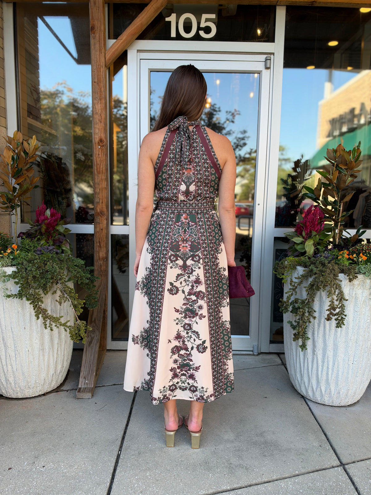 Petra Belted Maxi Dress