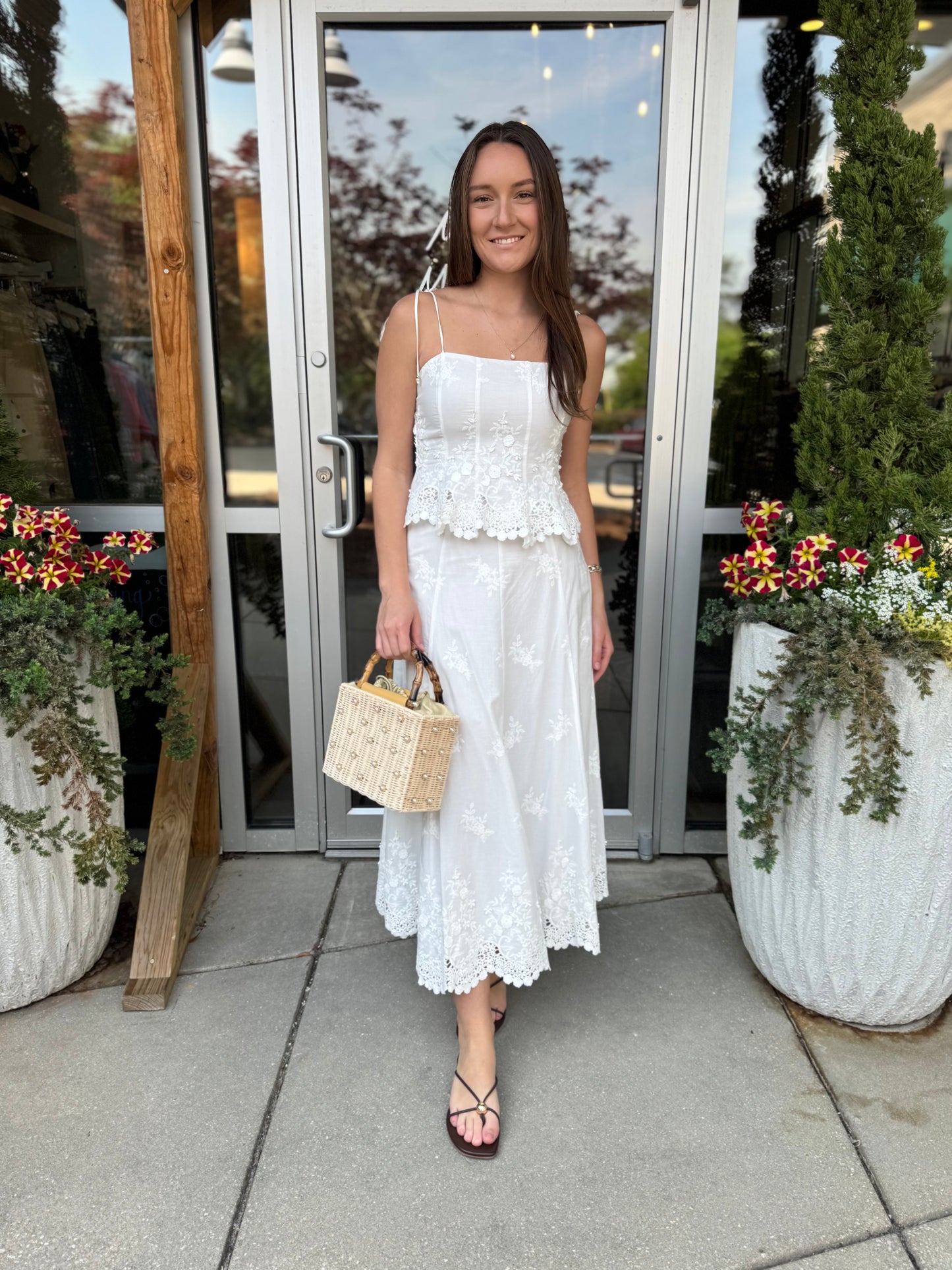 Jolene Eyelet Skirt