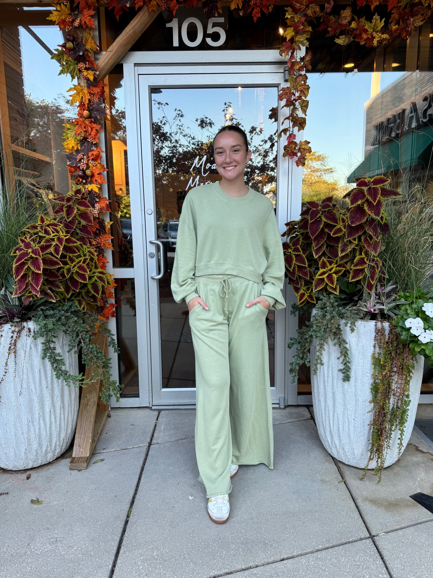 Jenna Set - Mineral Green