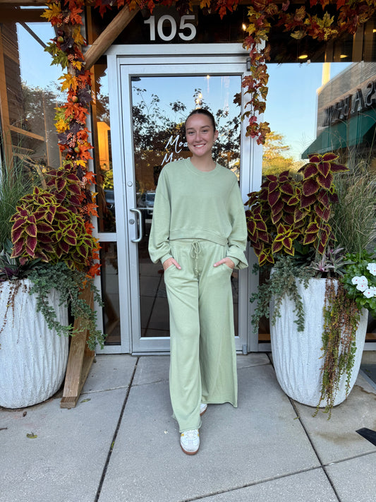 Jenna Set - Mineral Green