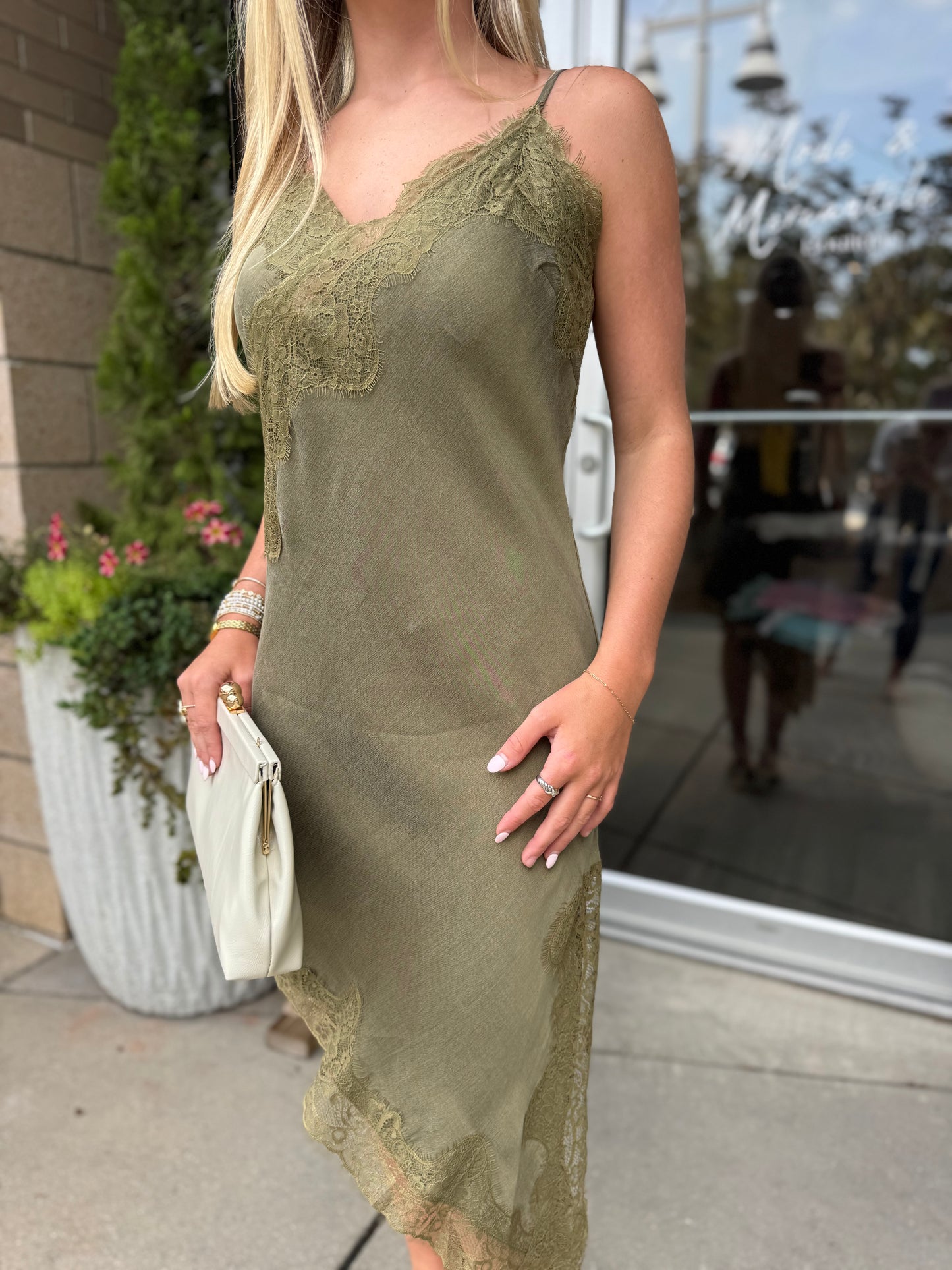 Maude Lace insert Dress