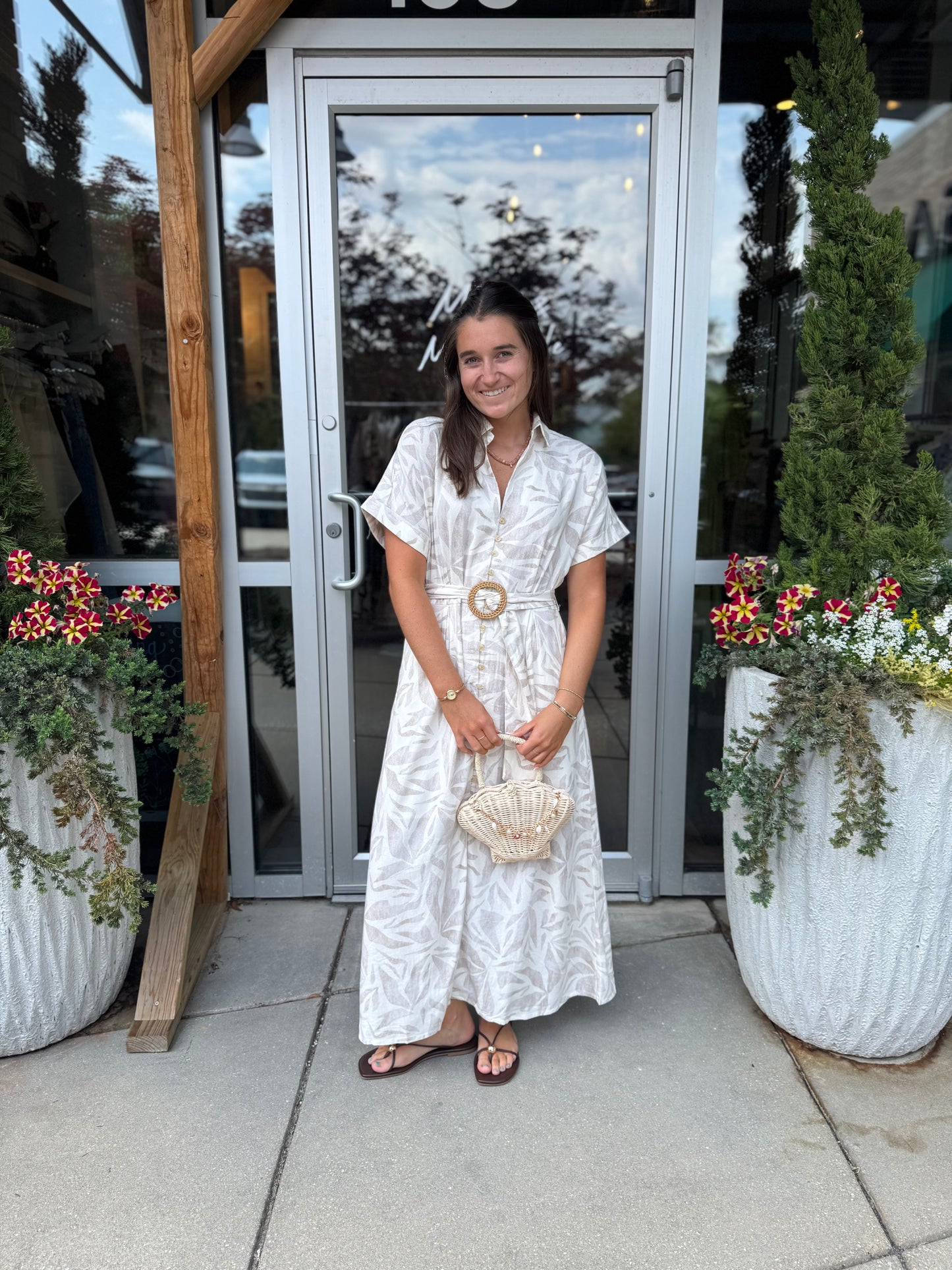 Seashore Belted Dress