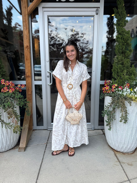 Seashore Belted Dress