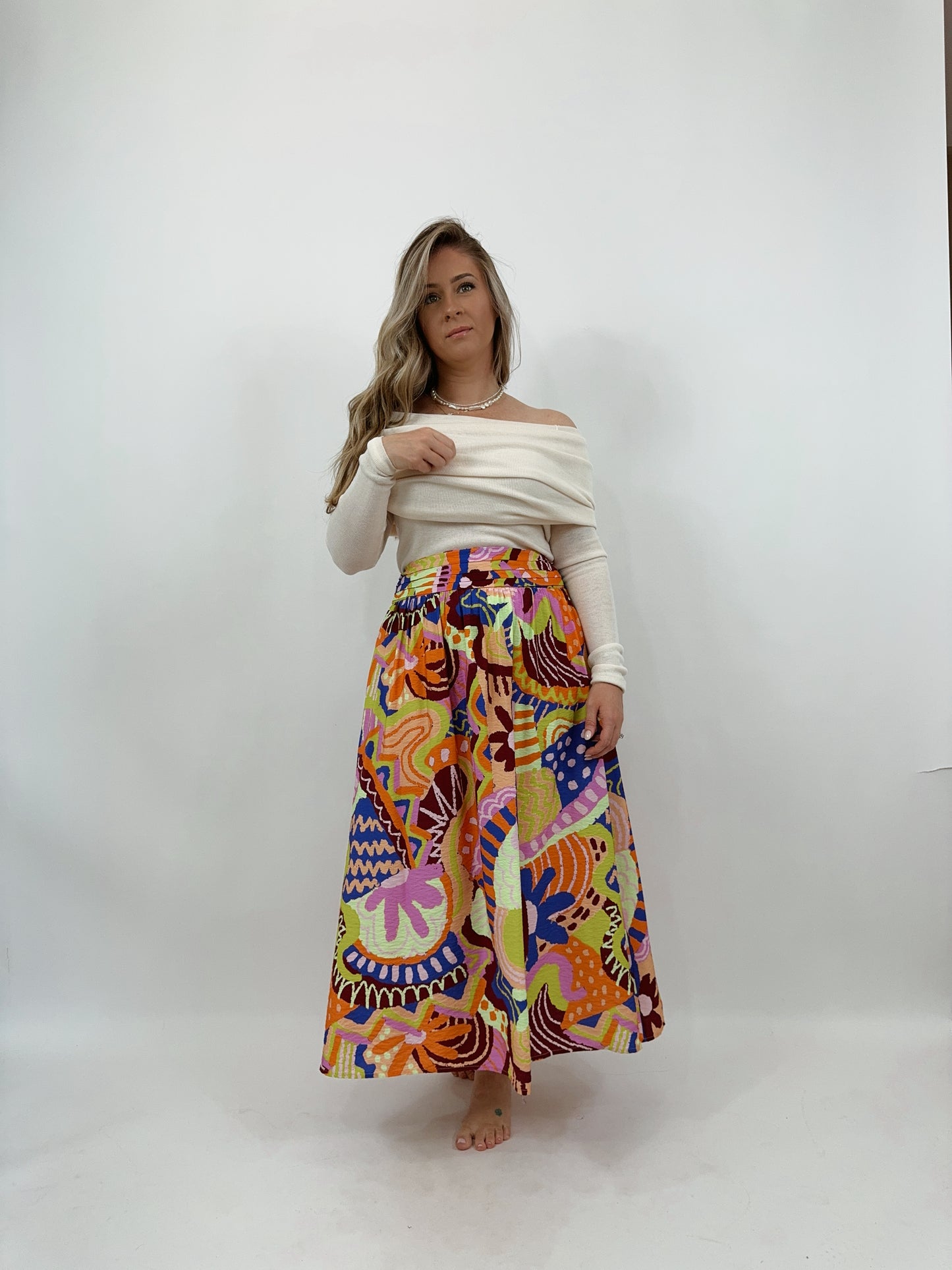 Tribal Delphi Maxi Skirt