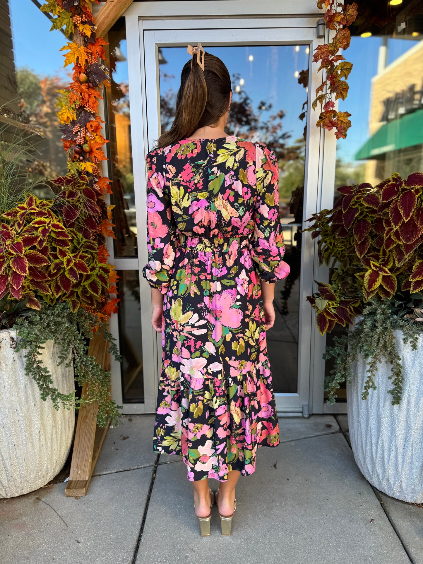 Midnight Garden Maxi Dress