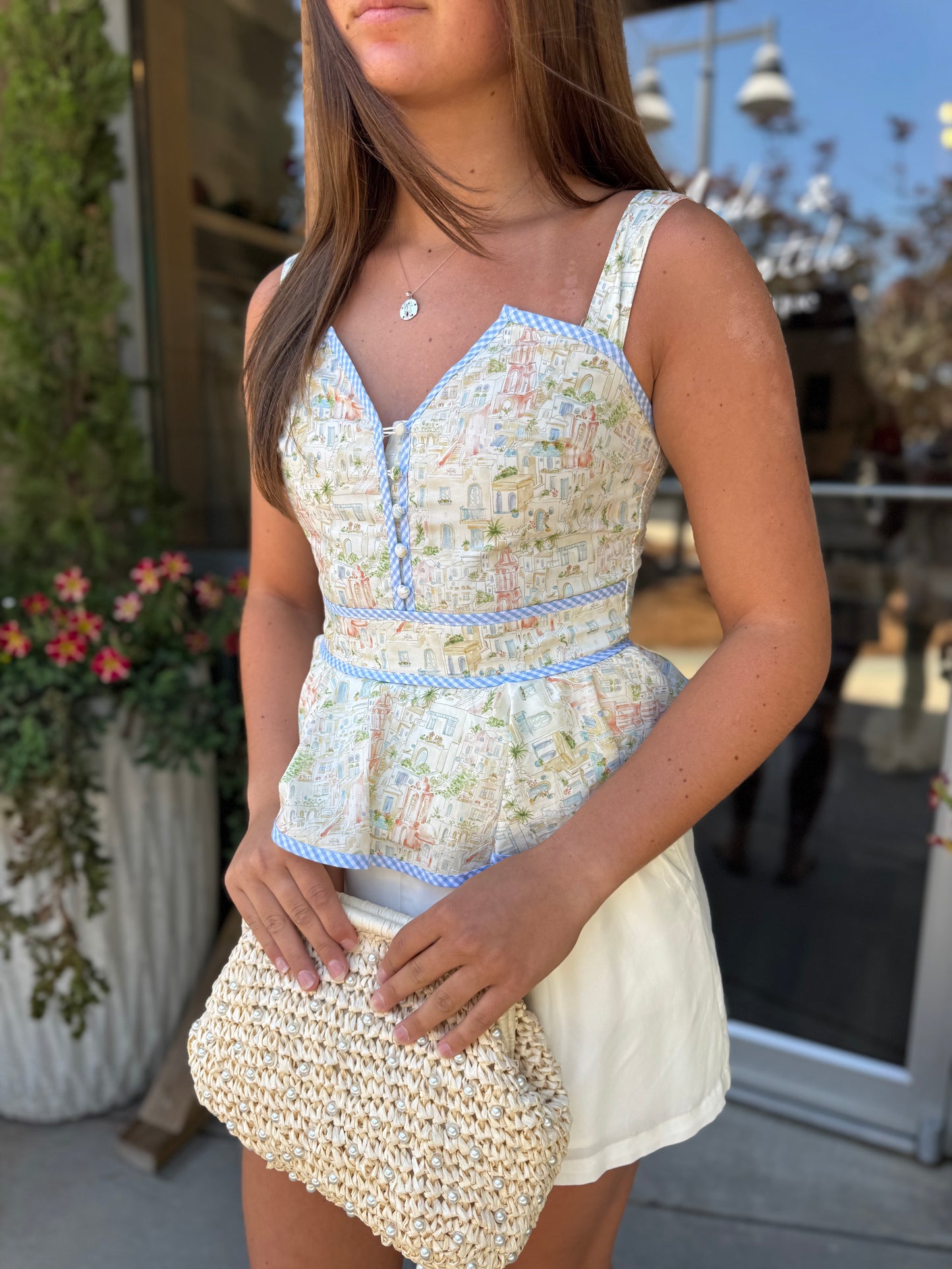Villa Peplum Tank