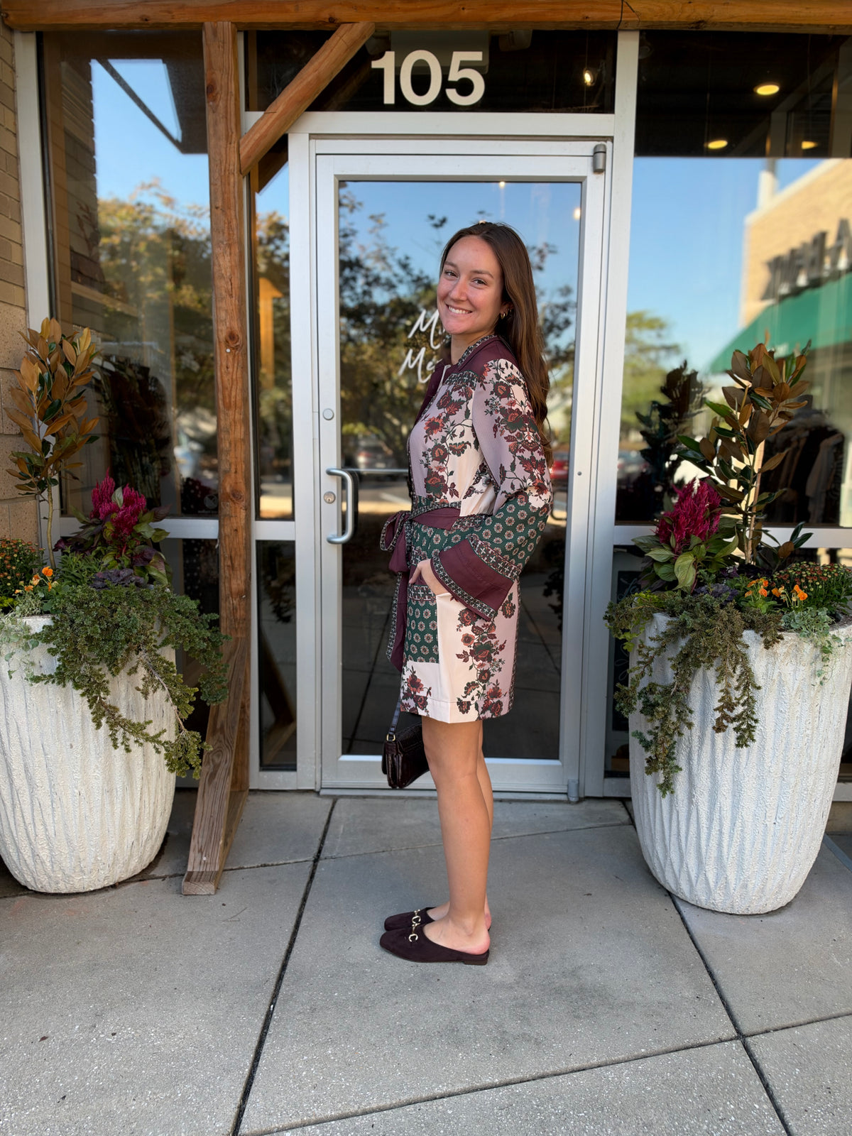 Misty Belted Dress