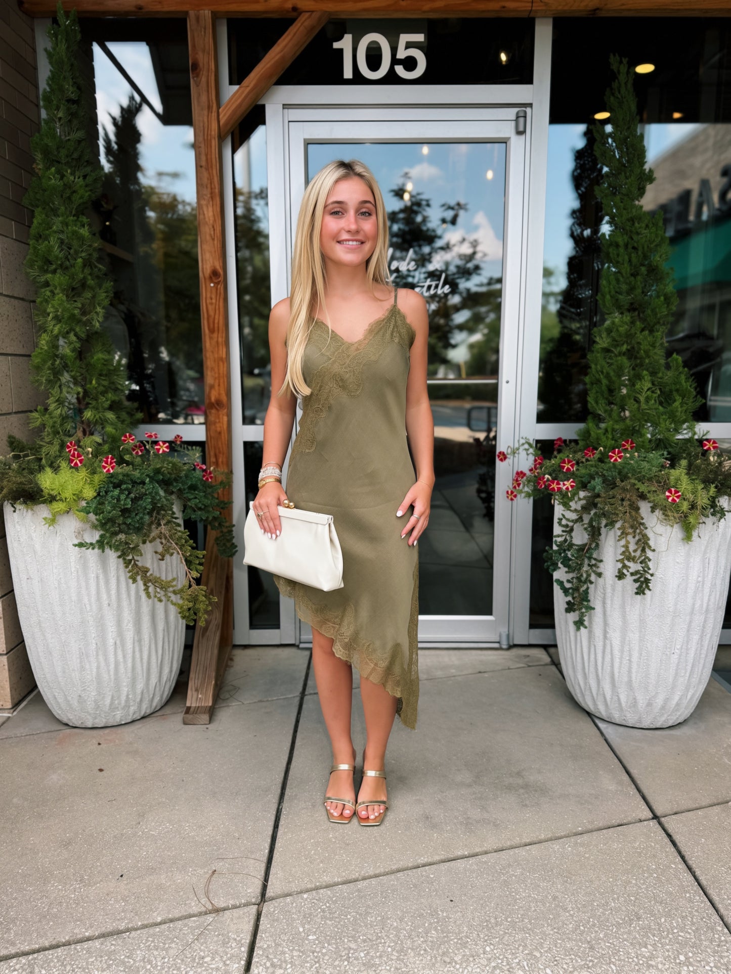 Maude Lace insert Dress