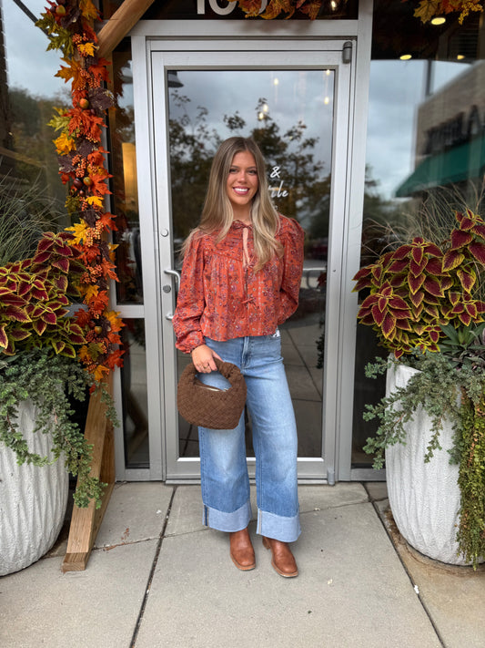 Wild Poppy Blouse