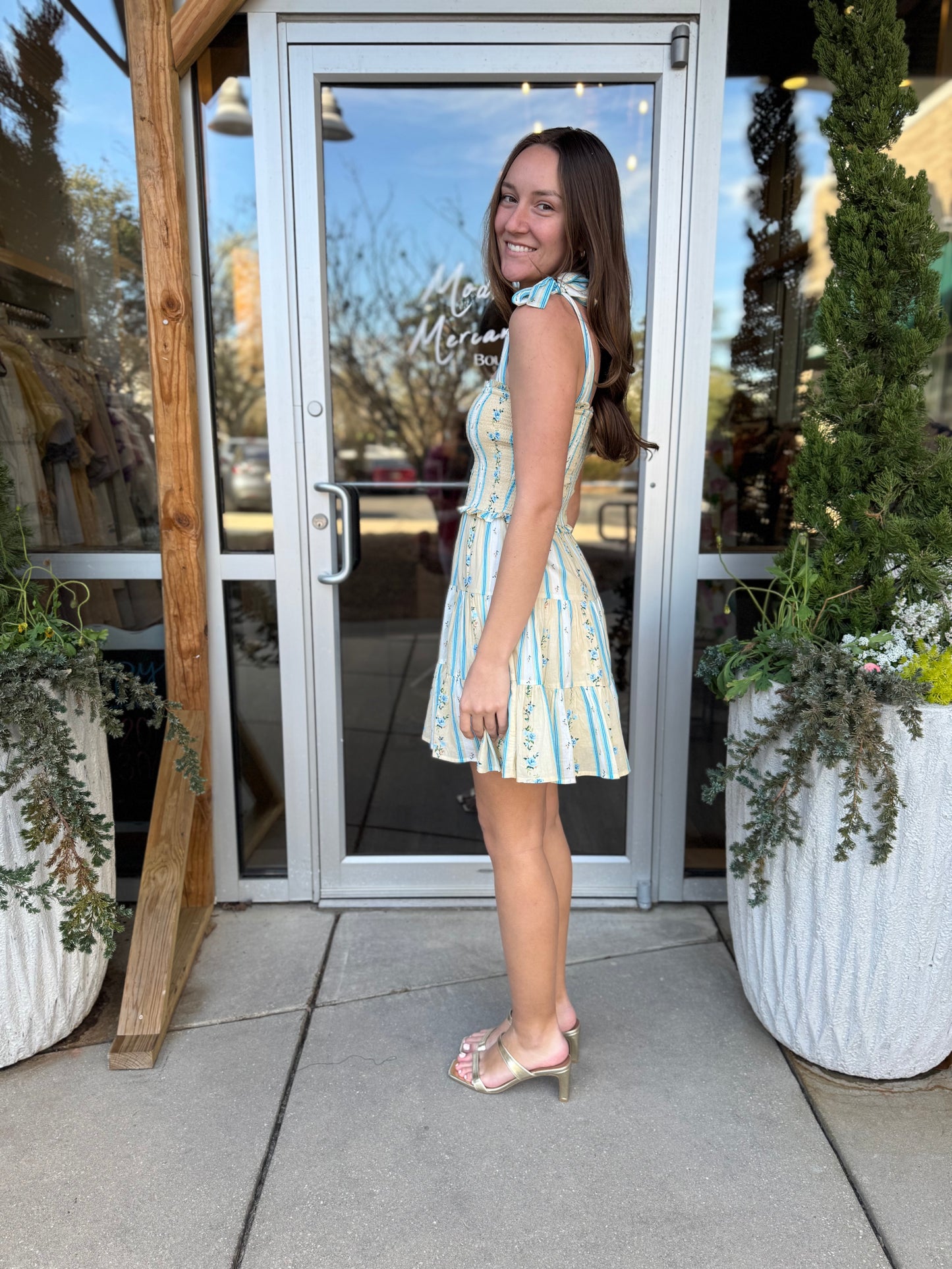 Zeus Vintage Floral Dress