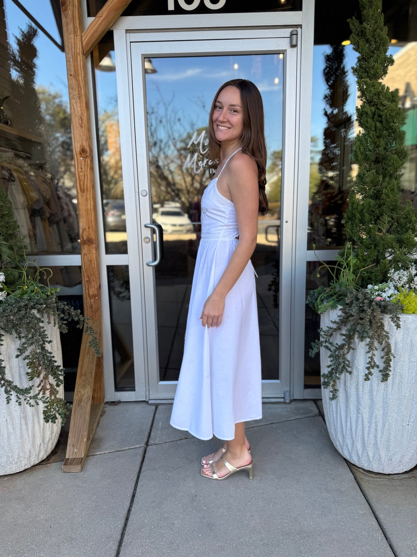 Vine Valley Whisper White Dress