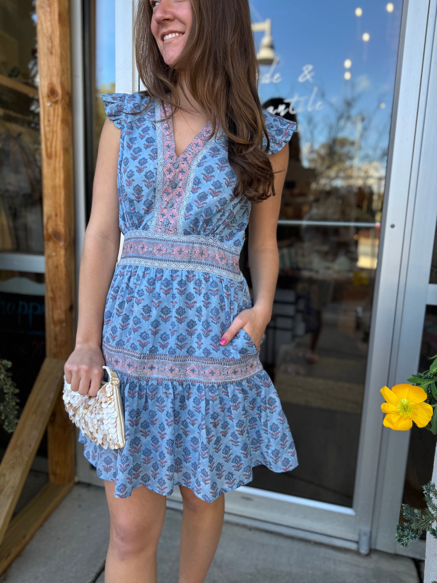 Henna Sky Dress