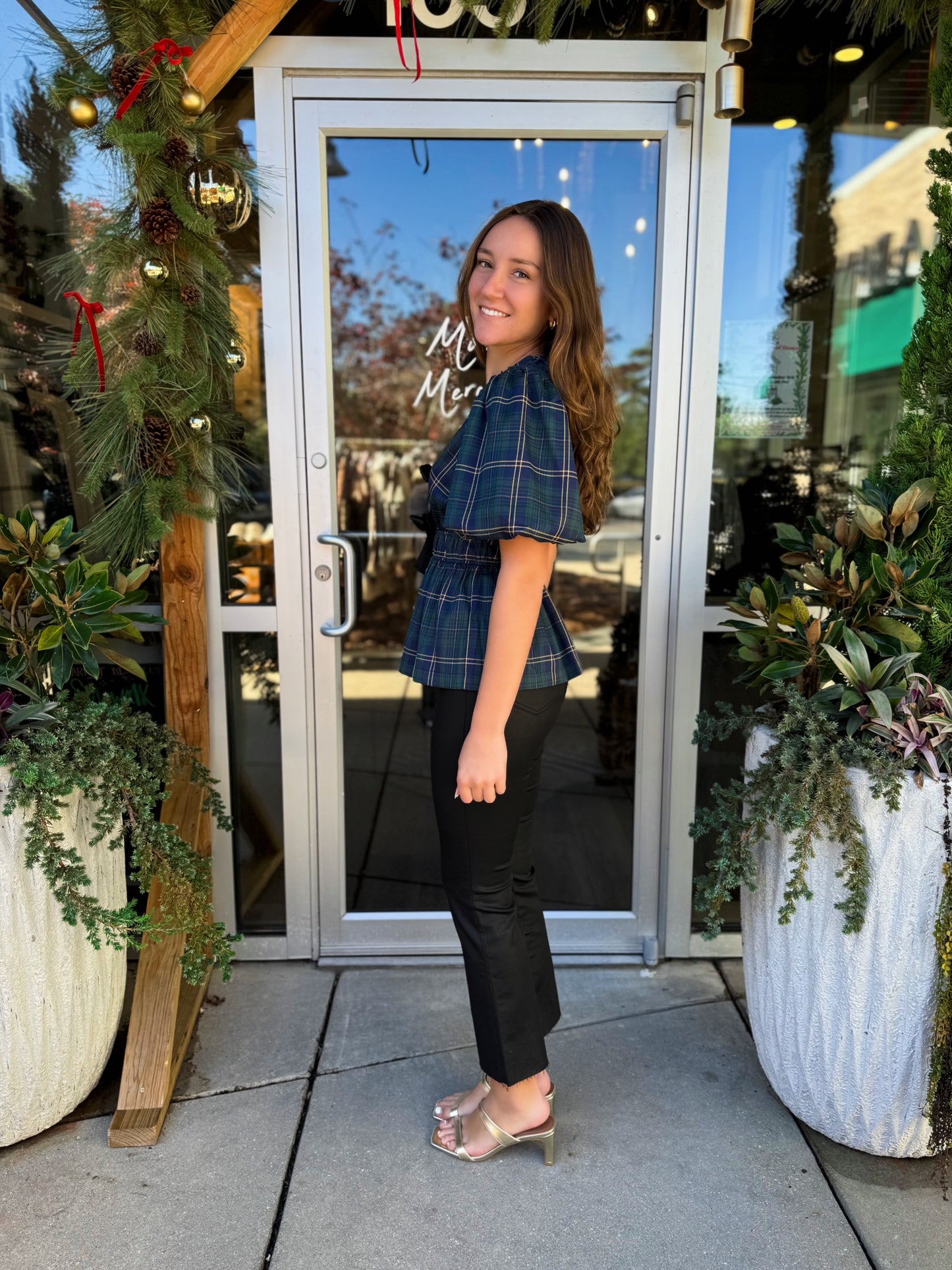 Lauren Tartan Blouse