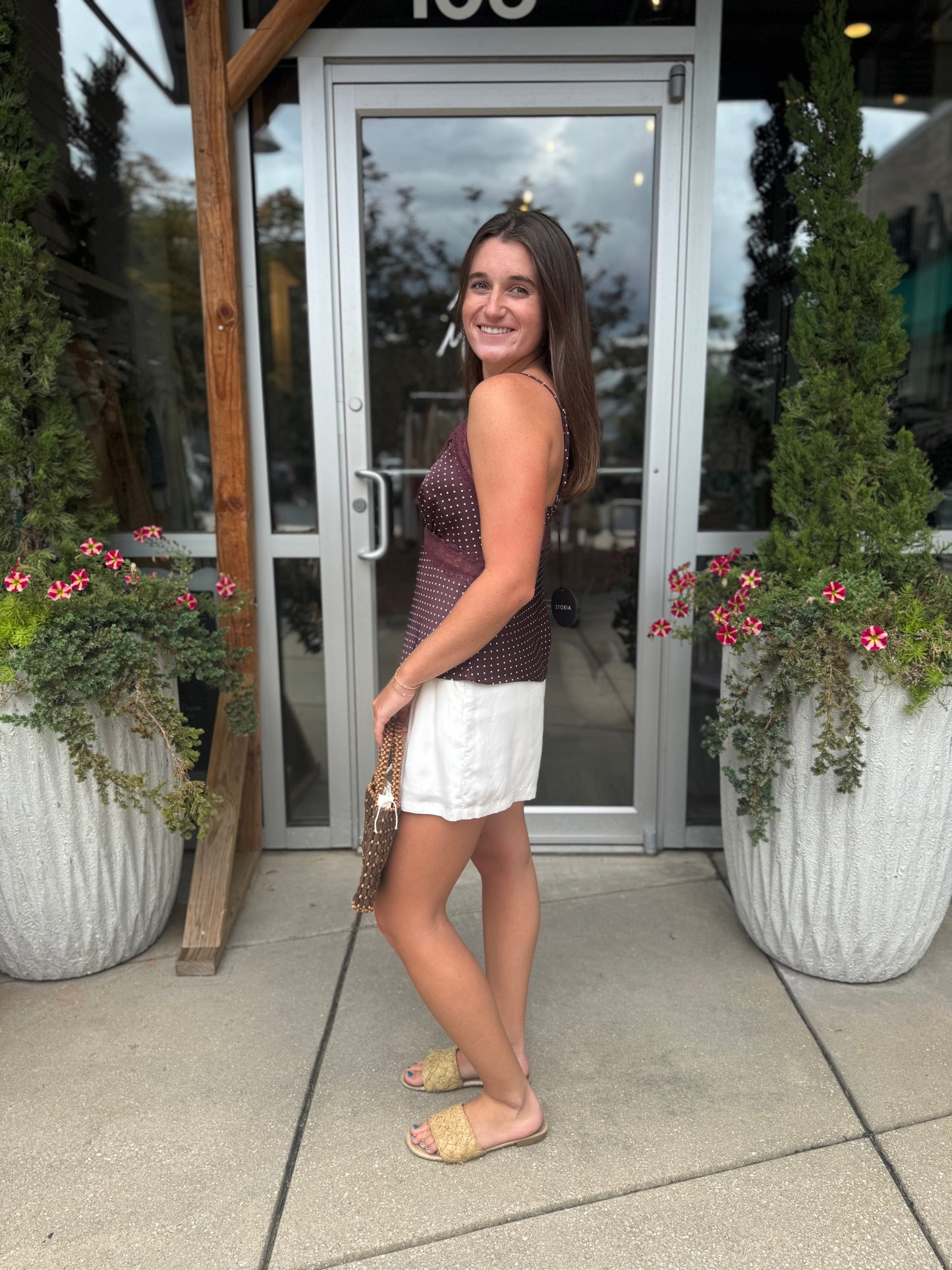 Lace Trim Tank