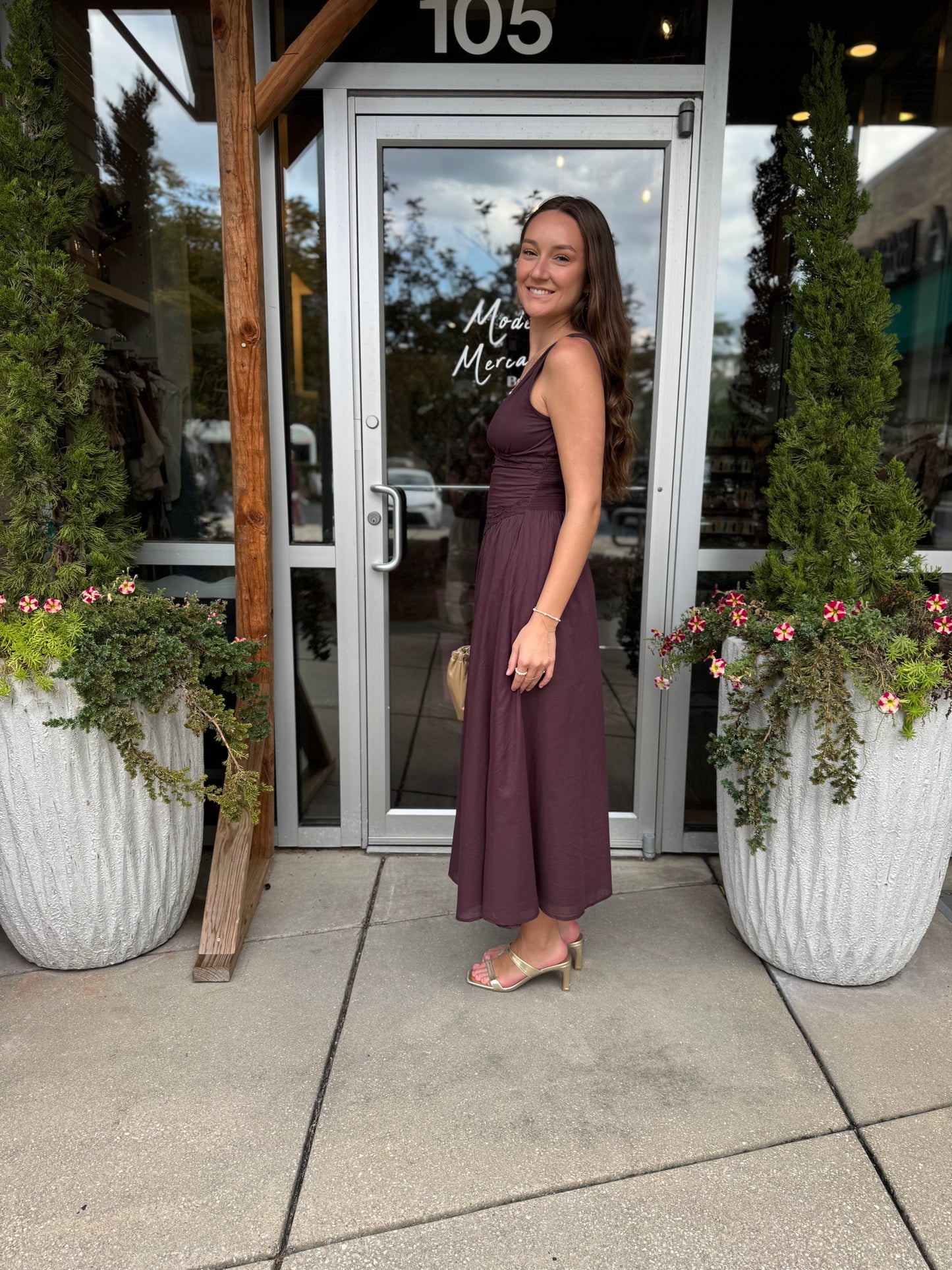Chocolate Noralyn Dress