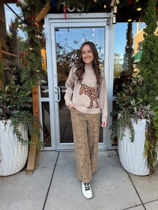 Jazara Leopard Sweater