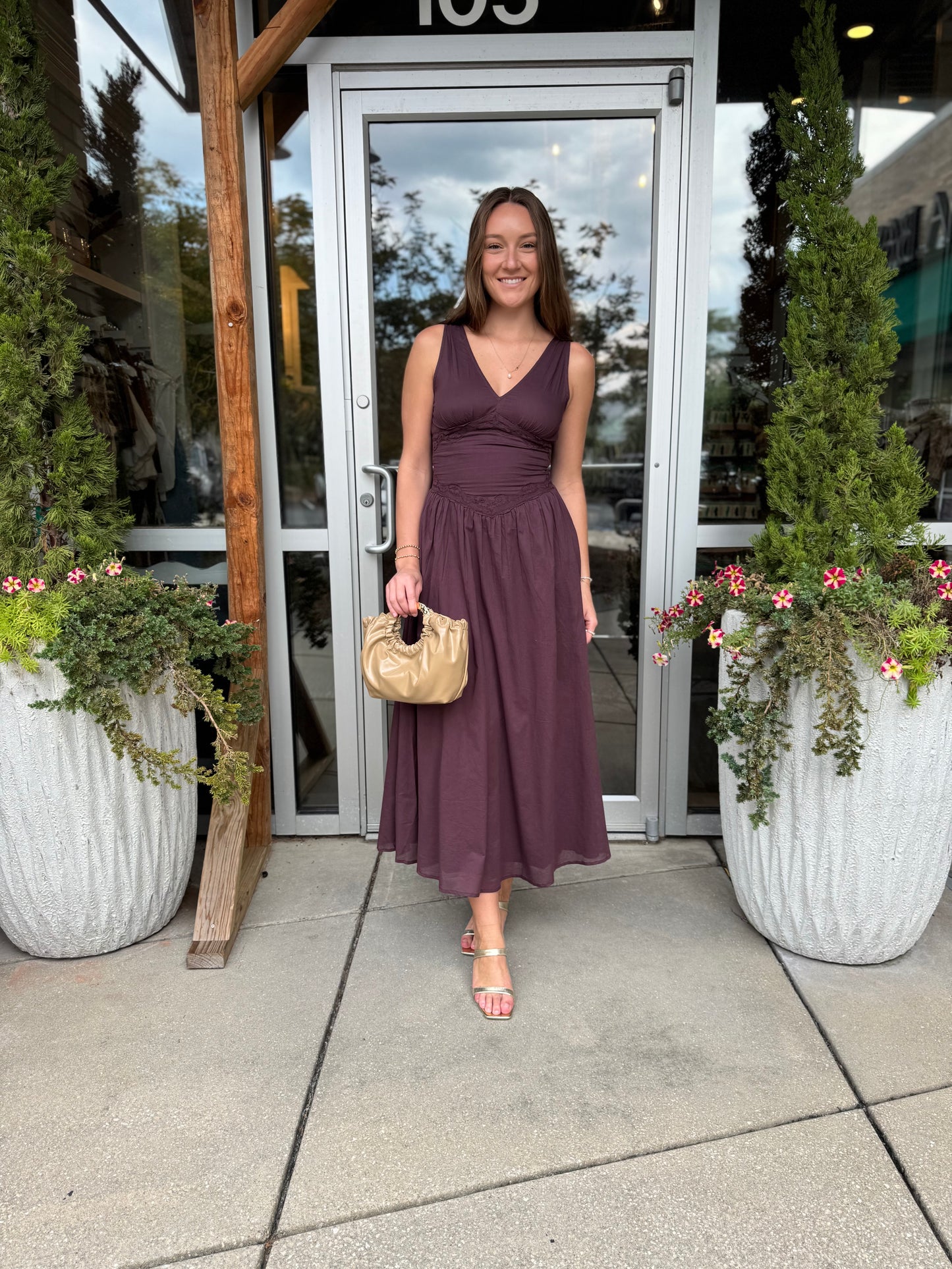 Chocolate Noralyn Dress