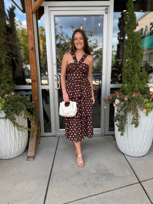 Chestnut Moon Maxi Dress