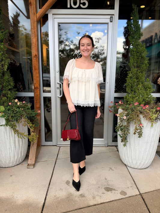 Ivory Lace Blouse