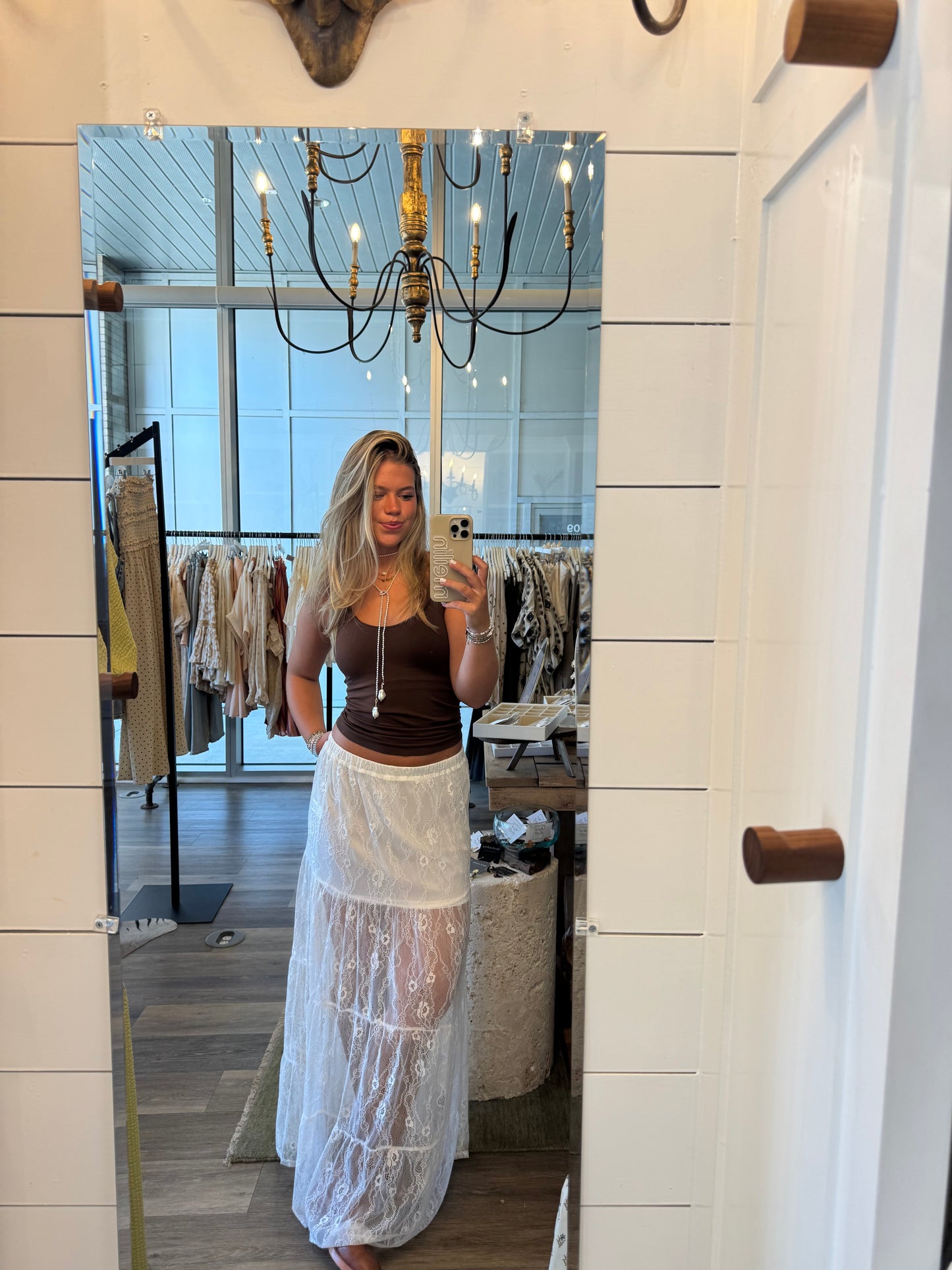 Lace Maxi Skirt