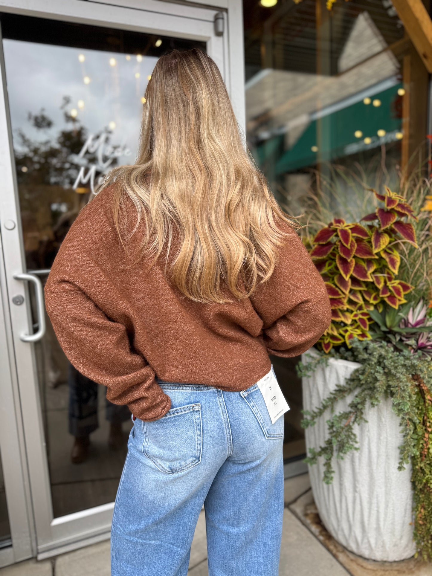 Brown Knit
