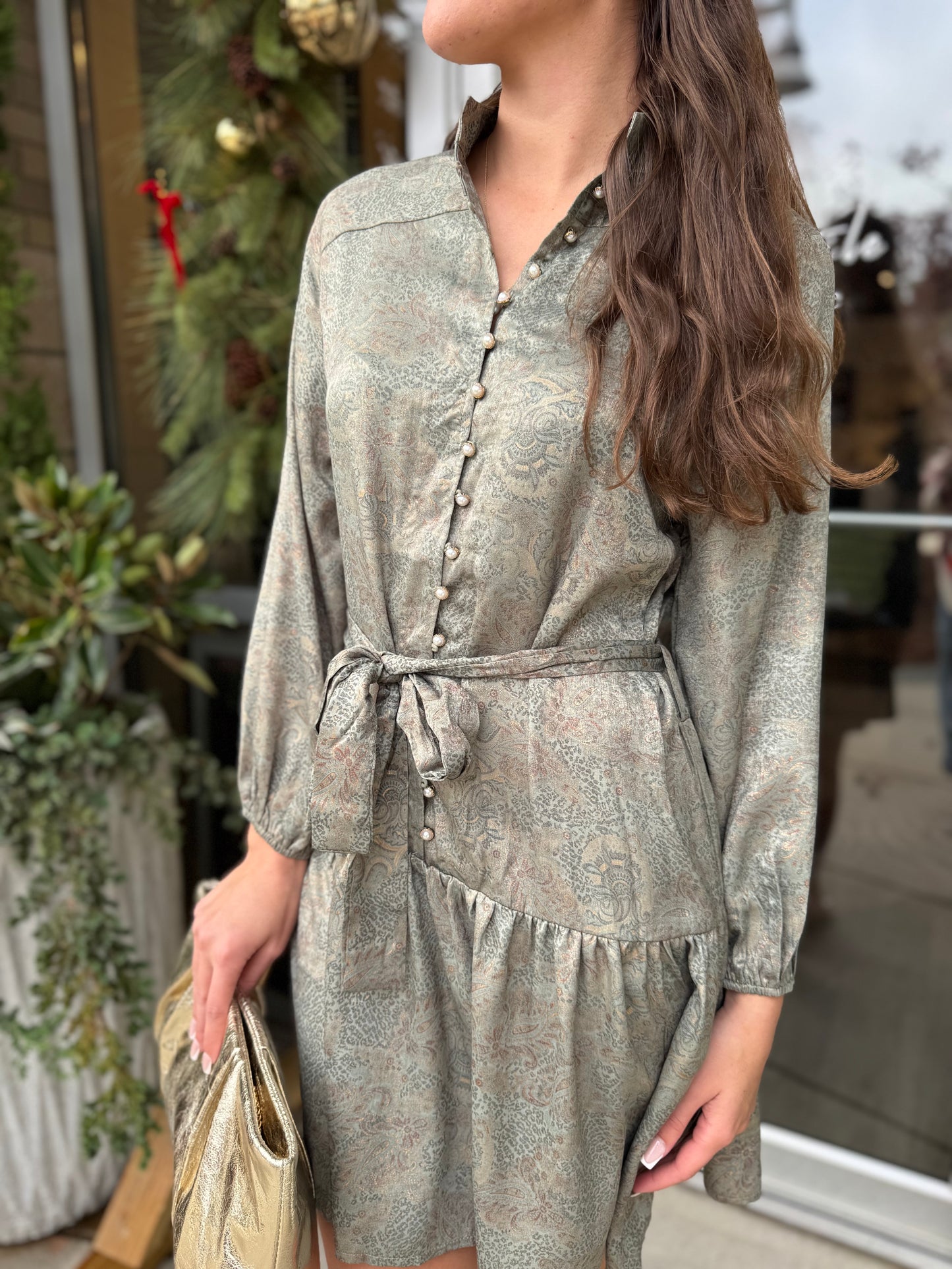 Golden Tapestry Dress