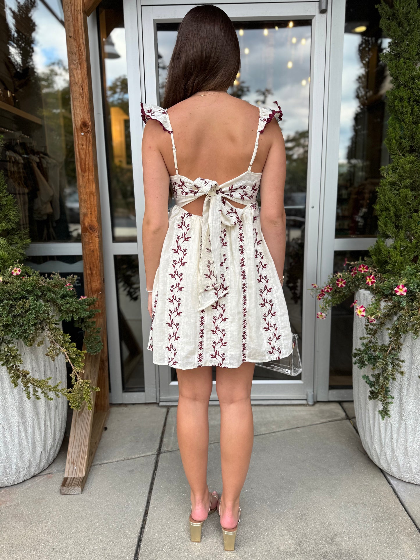 Flutter Sleeve Dress