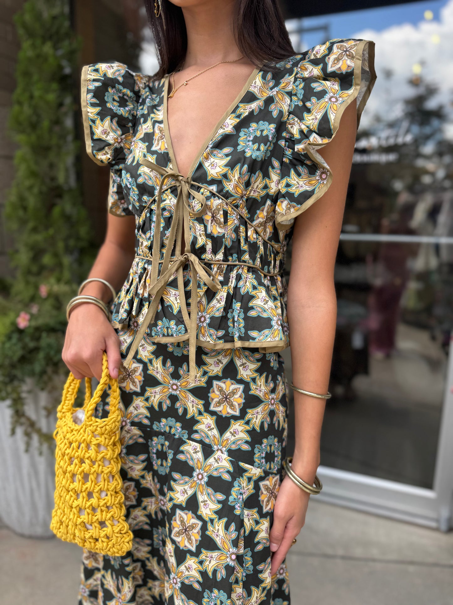 Trellis Maxi Skirt