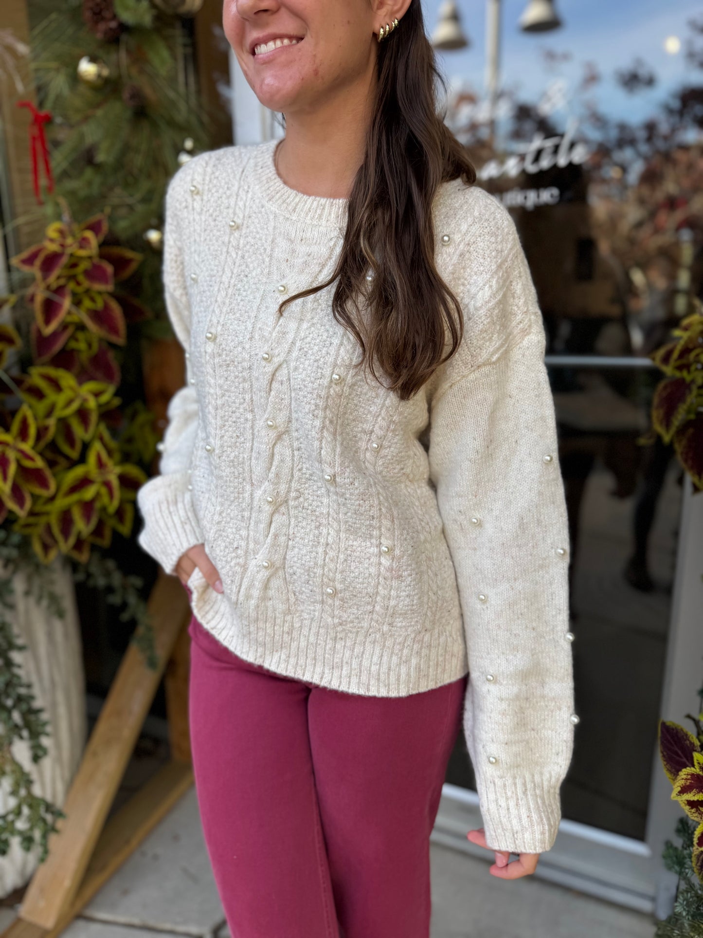 Pearl Knit Sweater