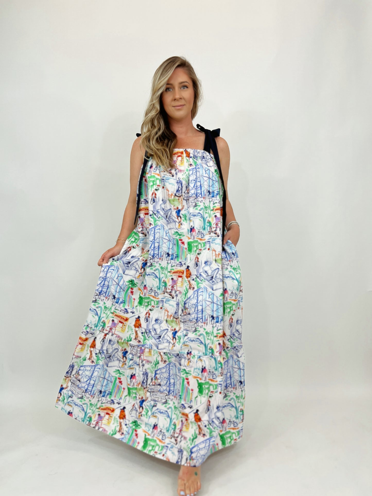 South of France Maxi Dress