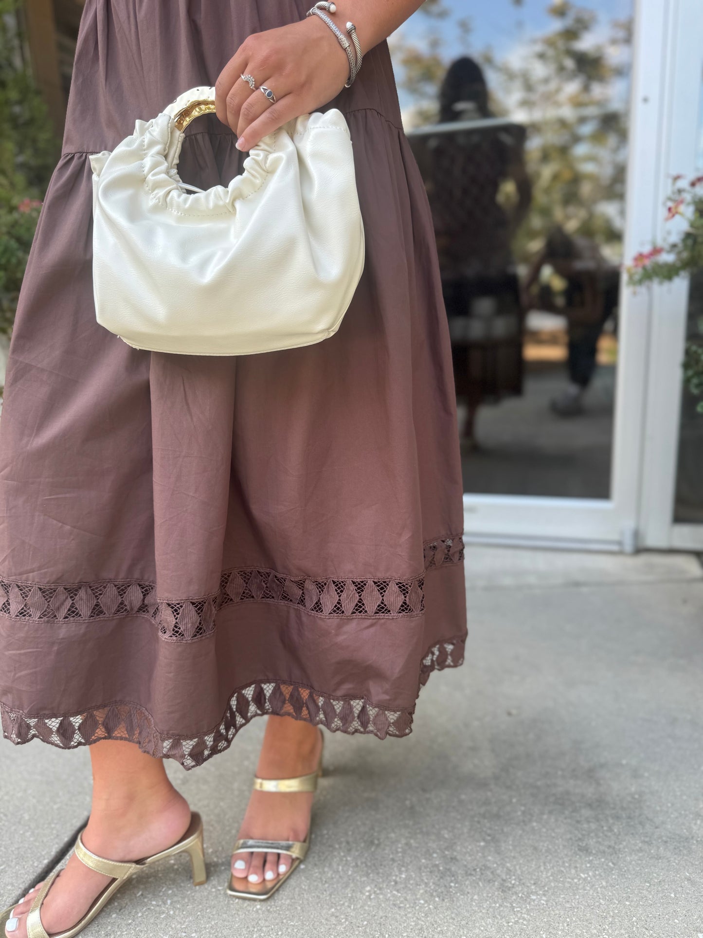 Maxi With Knit Trim