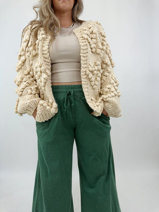 Pom Pom Cardigan