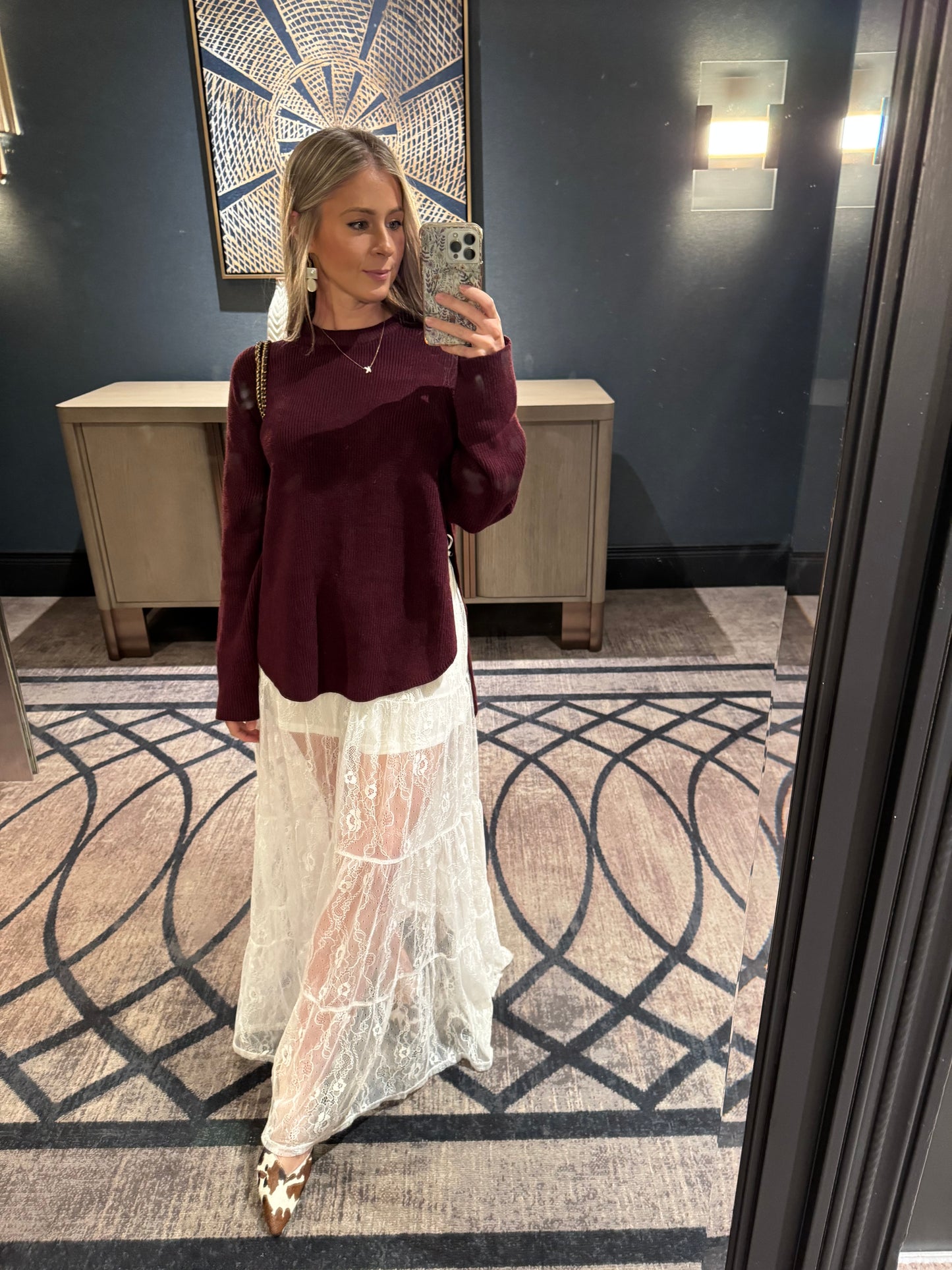Lace Maxi Skirt