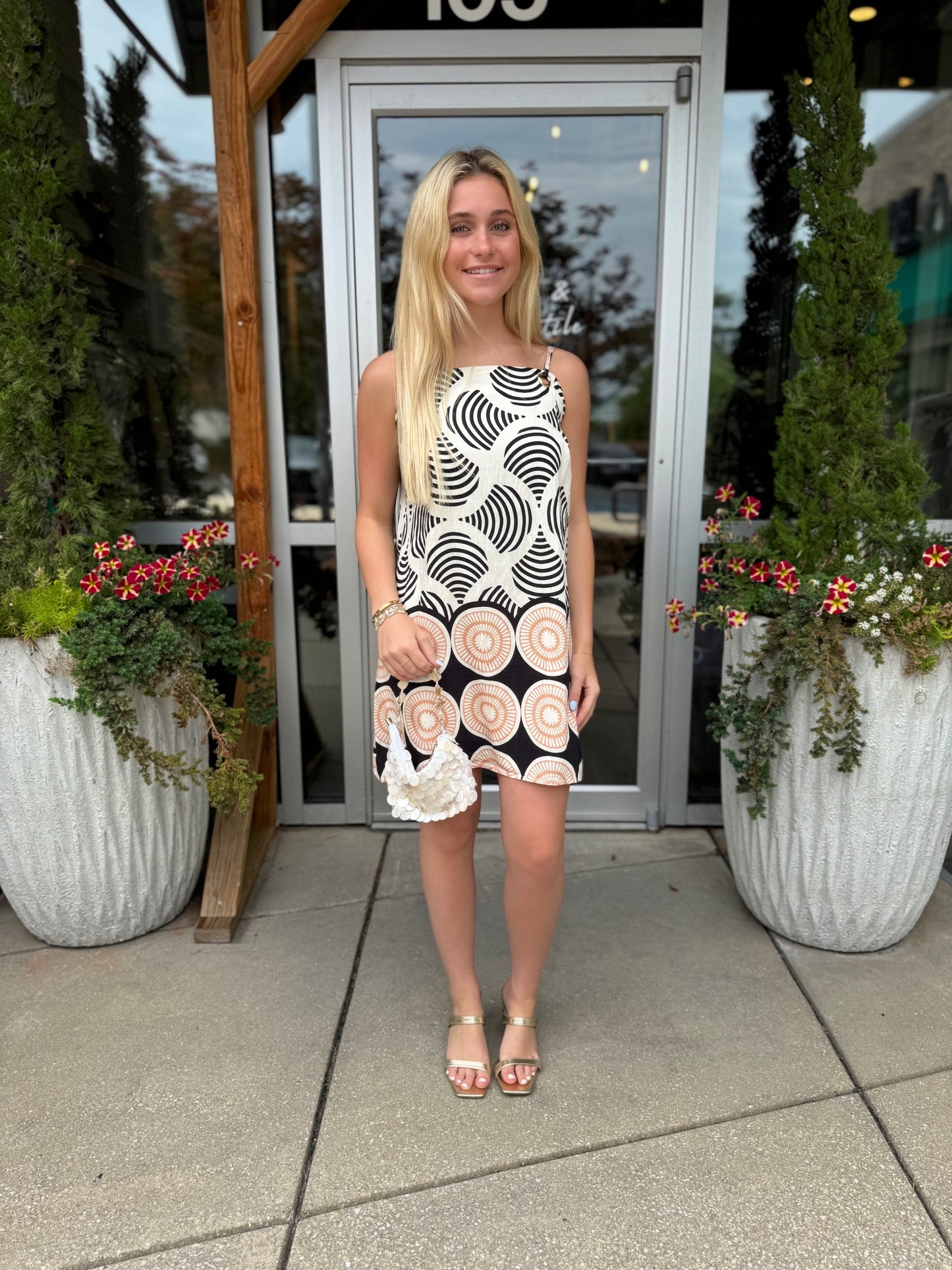 Midnight Shell Mini Dress