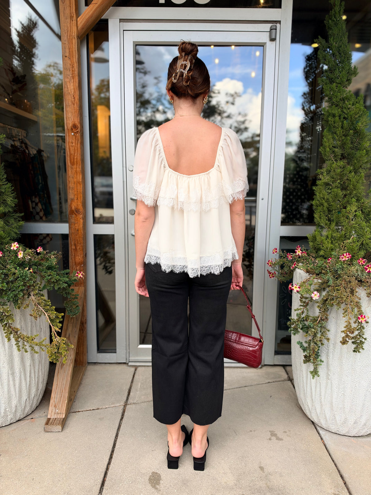 Ivory Lace Blouse