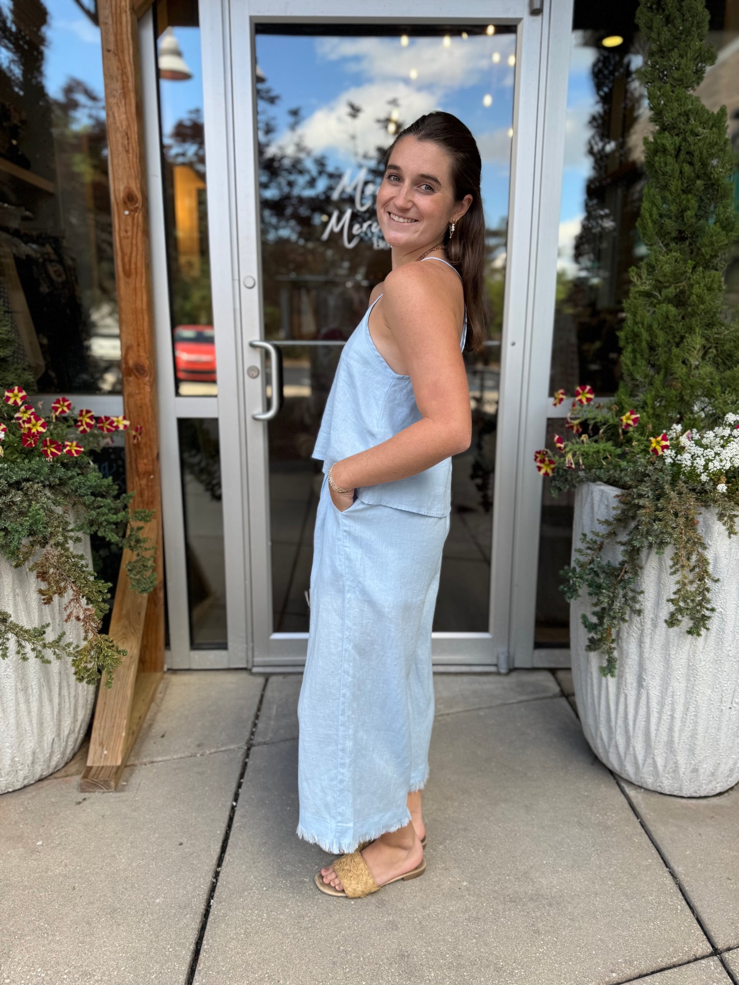 Linen Tank Blouse