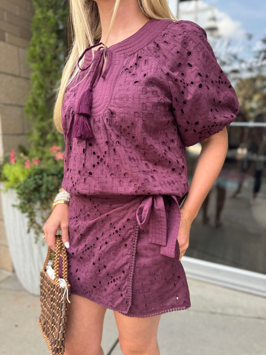 Delphi Eyelet Skort