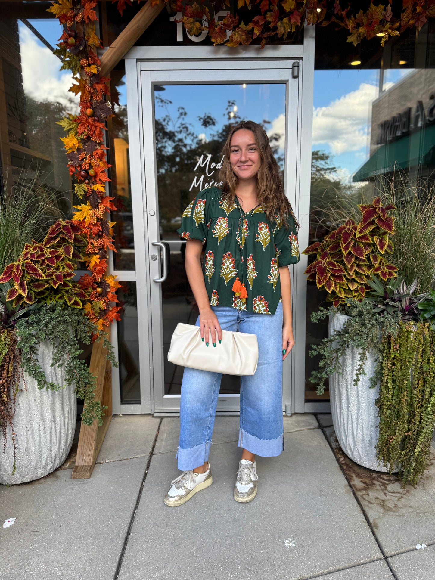 Puff Sleeve Tassel Top