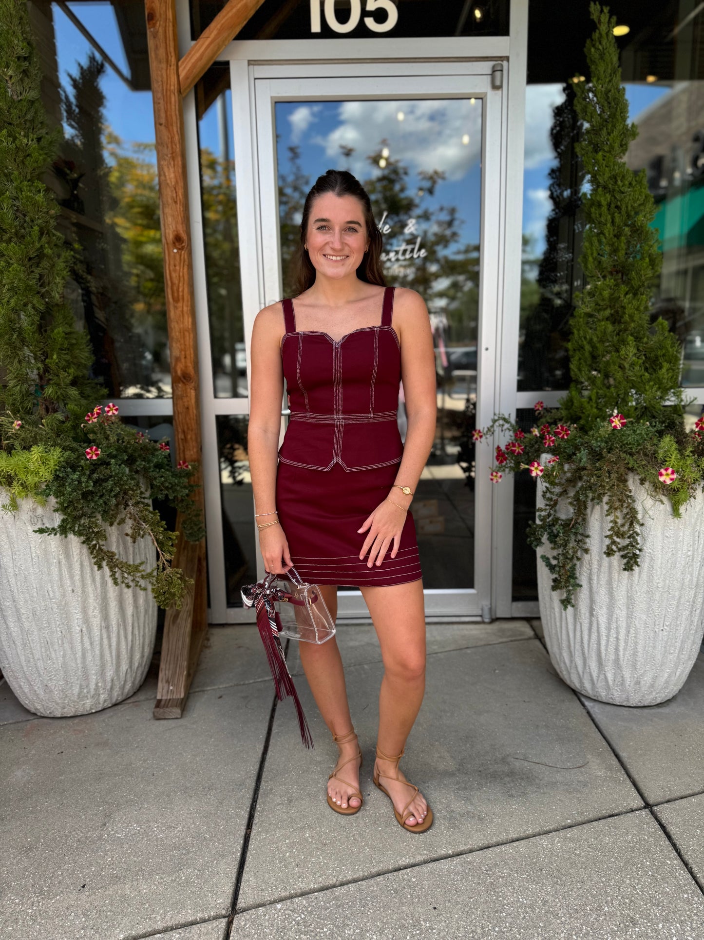 Peplum Mini Dress