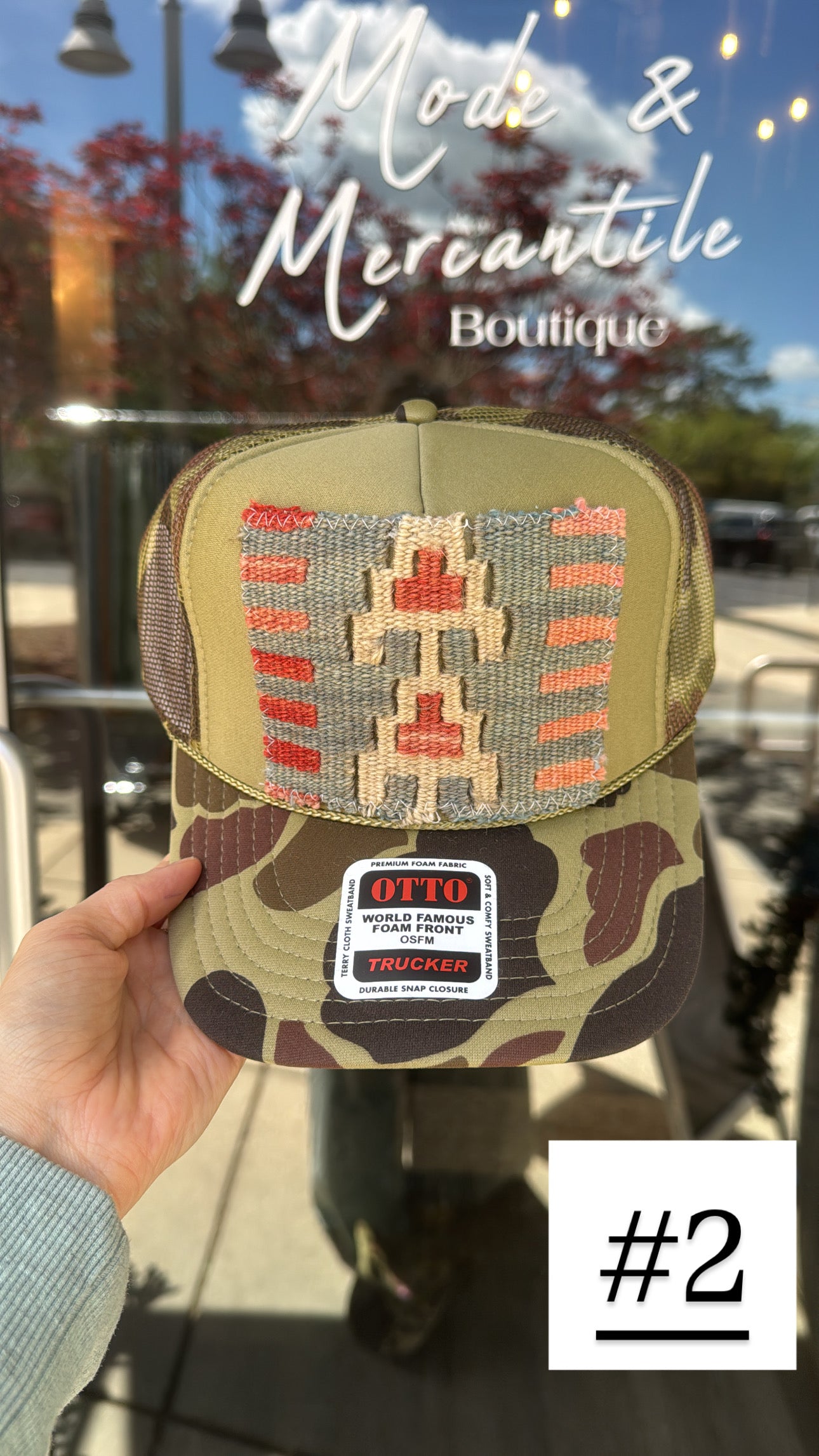 Camo Orijinal Kilim Patch Trucker