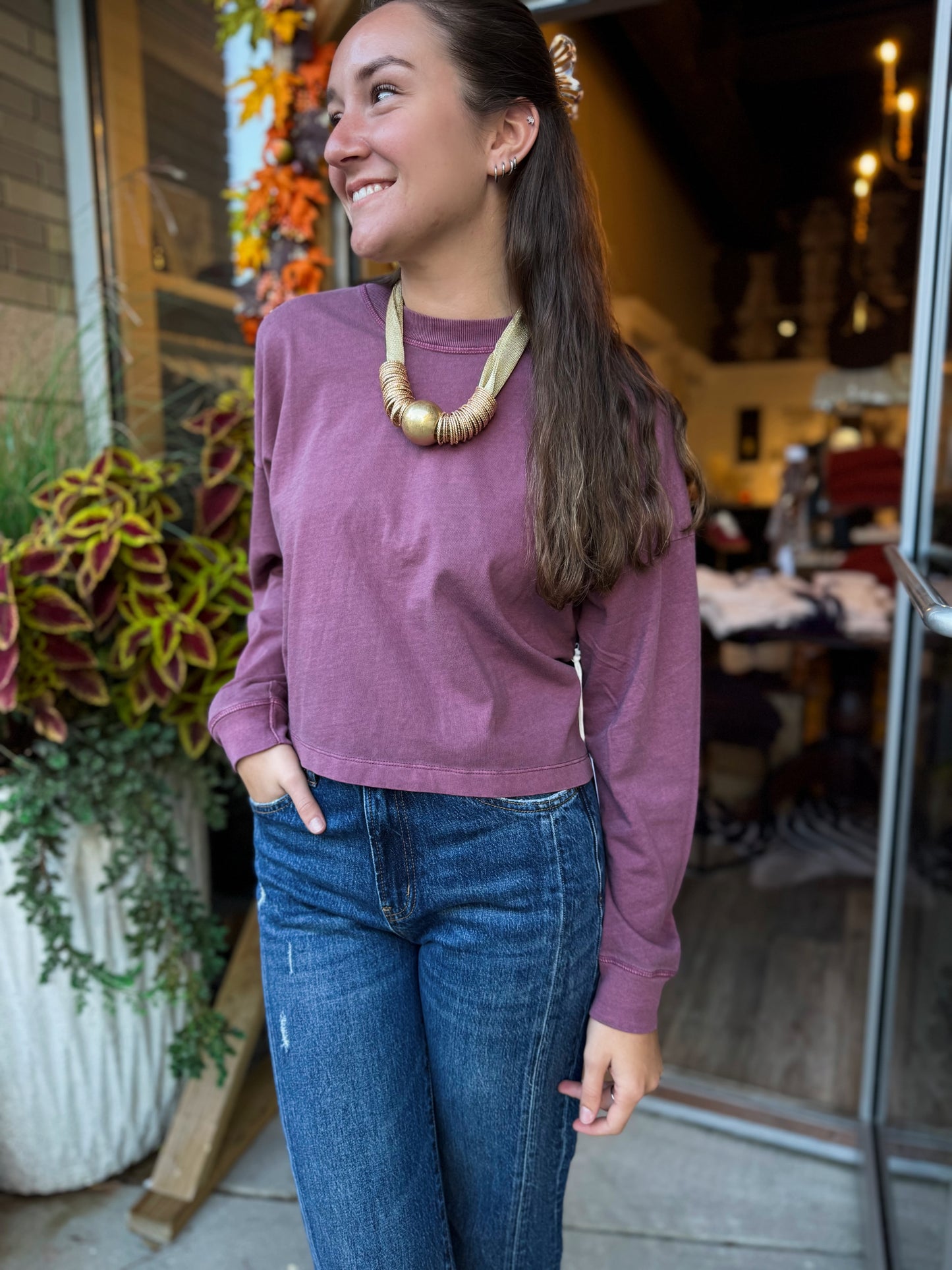 Garnet Long Sleeve Tee