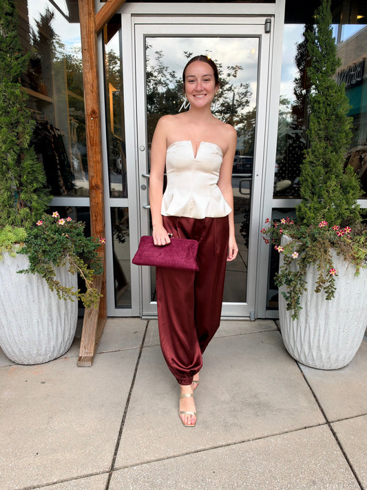 Satin Tube Top