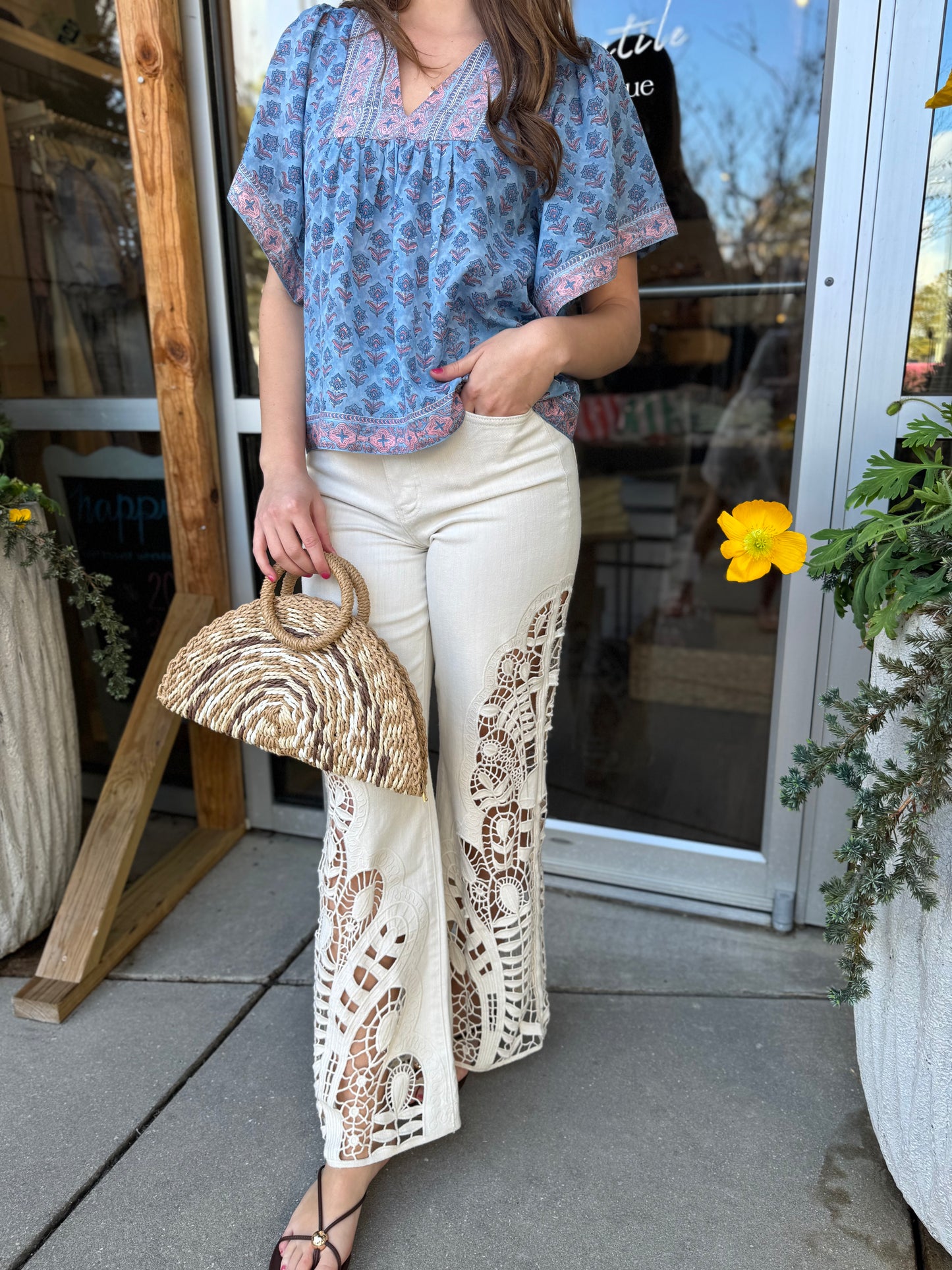 Seona Sky Blouse