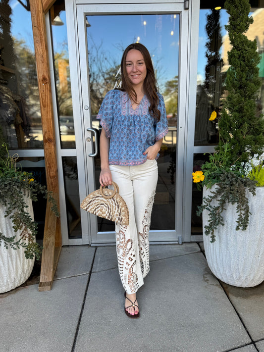 Seona Sky Blouse