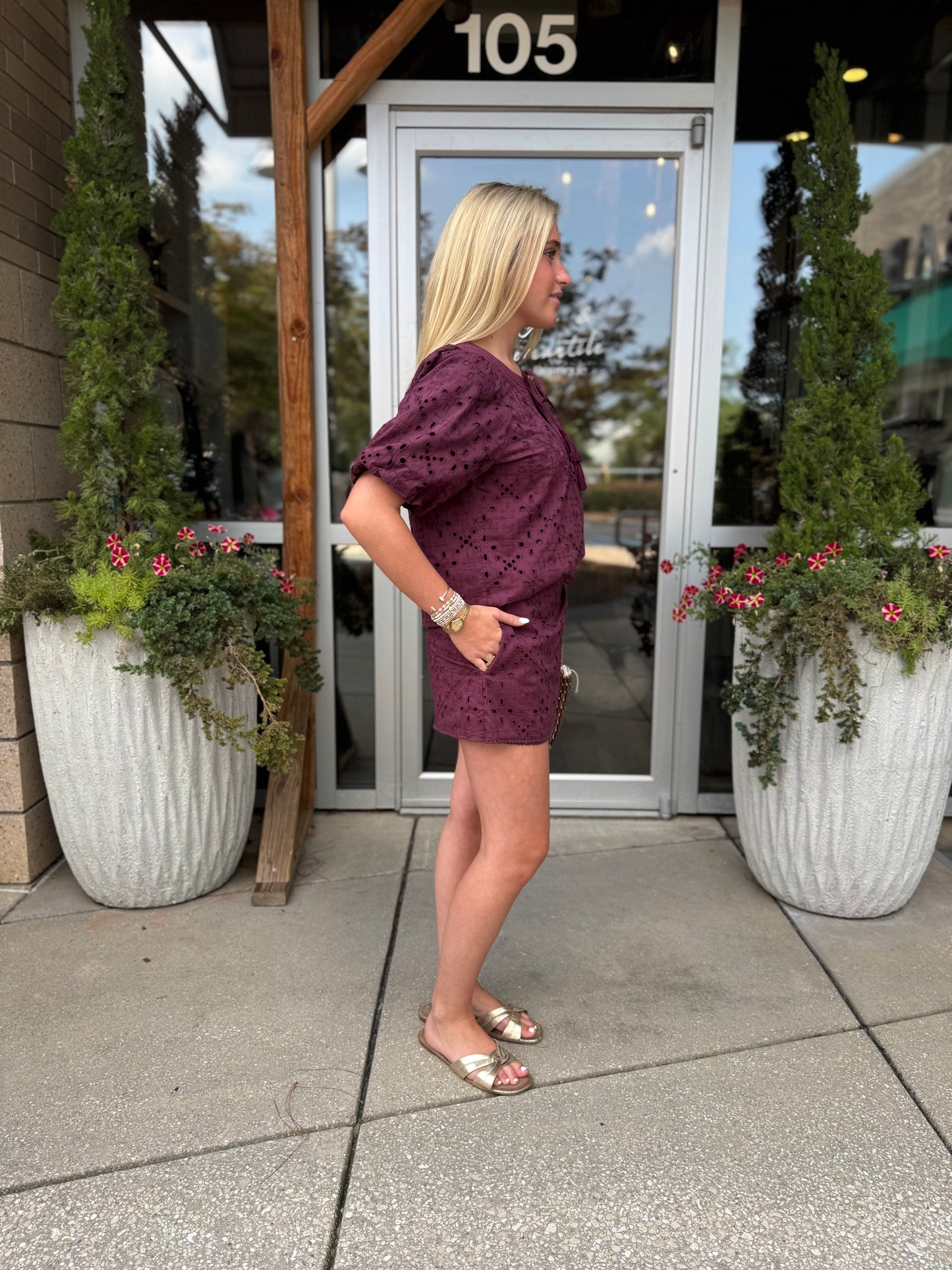 Delphi Eyelet Skort