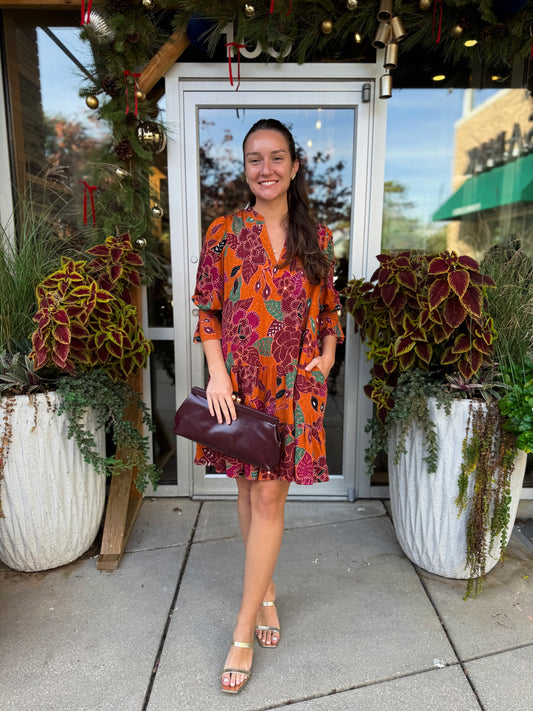 Amy Floral Shift Dress