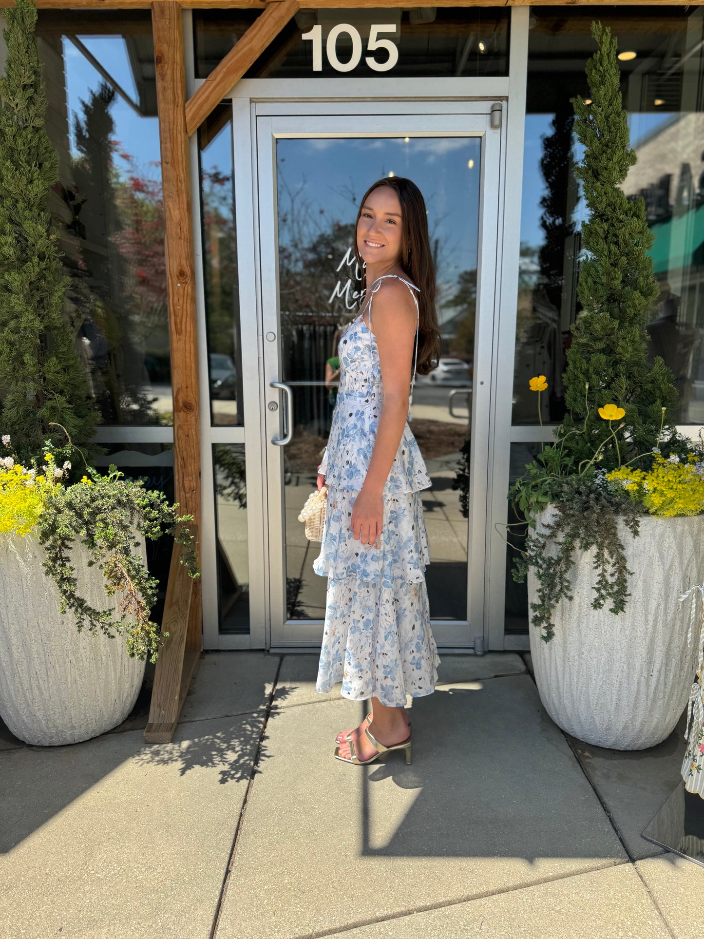 Maize Tiered Dress
