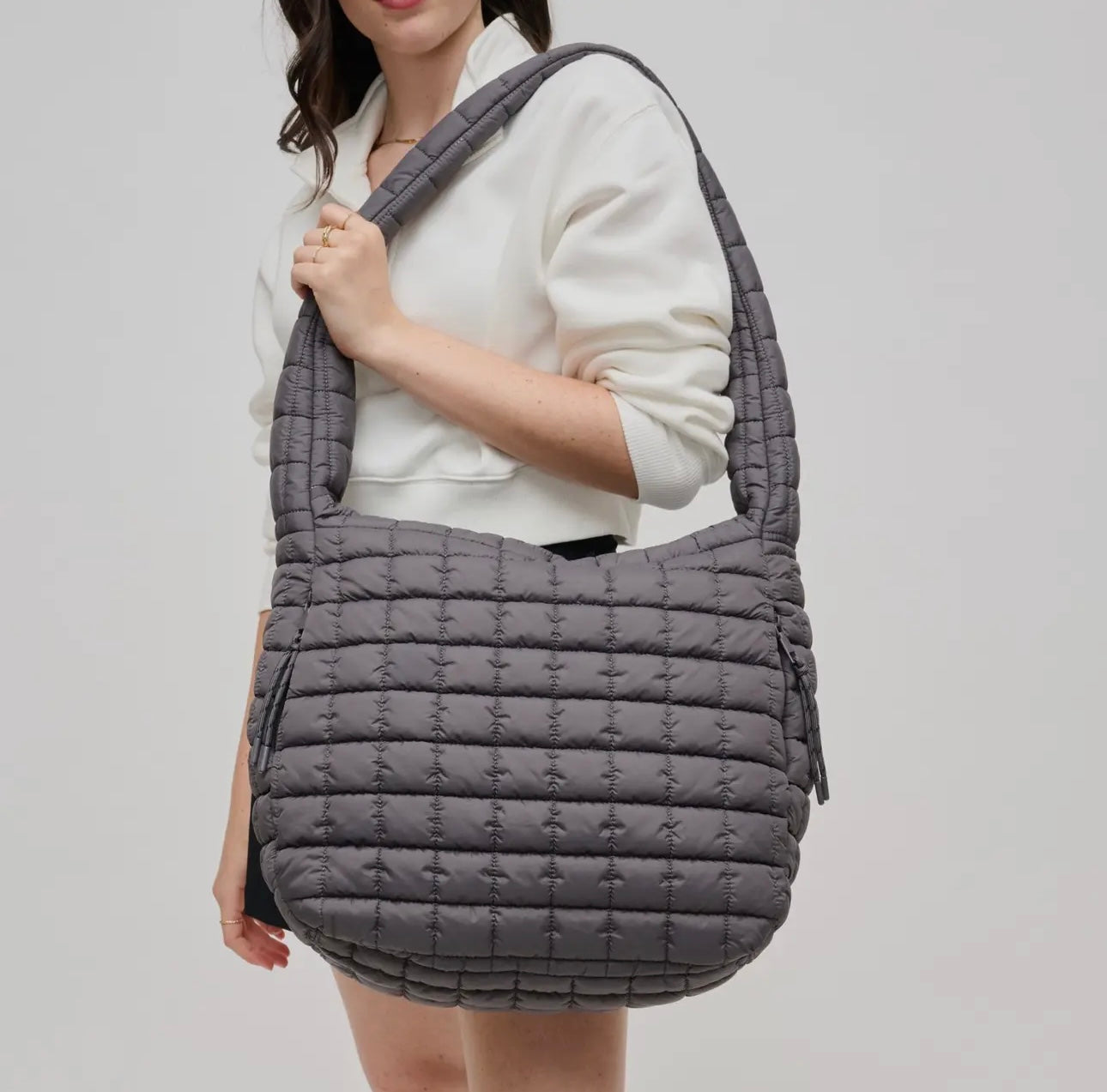 Nylon Puffer Cross Body