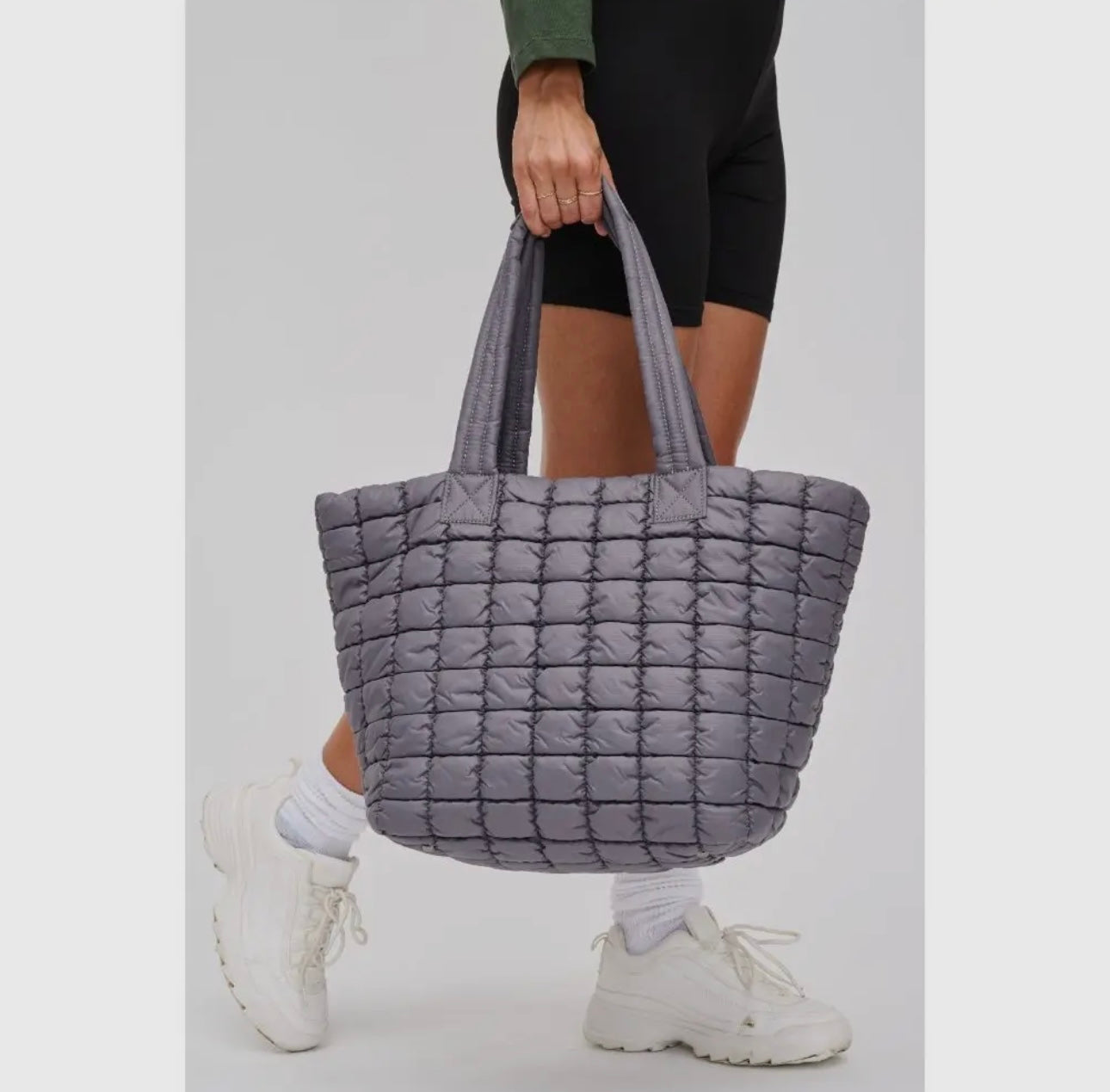 Nylon Puffer Tote